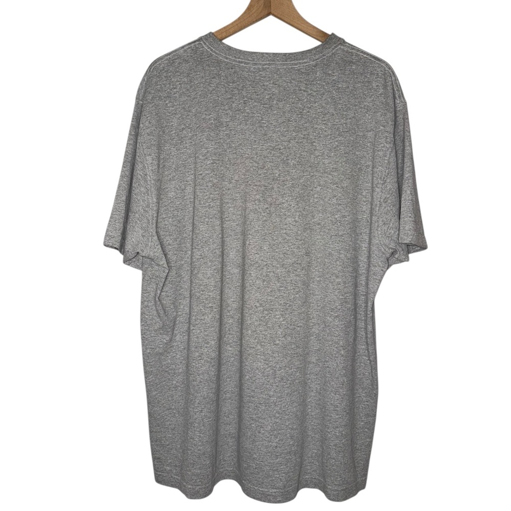 Vintage Carhartt gray TShirt w Chest Pocket Short Sleeve Utility Crewneck - Picture 2 of 5